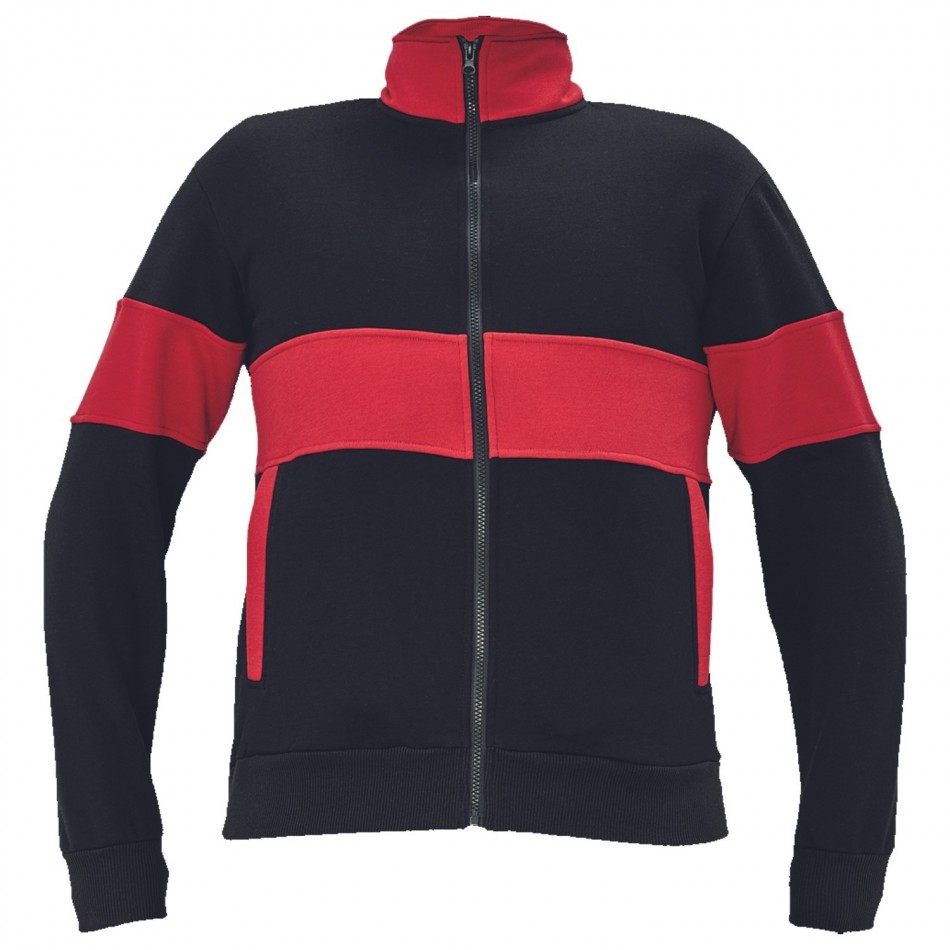 Ζακέτα MAX BLACK/RED
