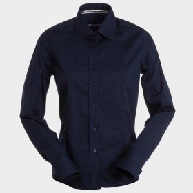PAYPER HOSTESS NAVY BLUE Γυναικείο μακρυμάνικο πουκάμισο