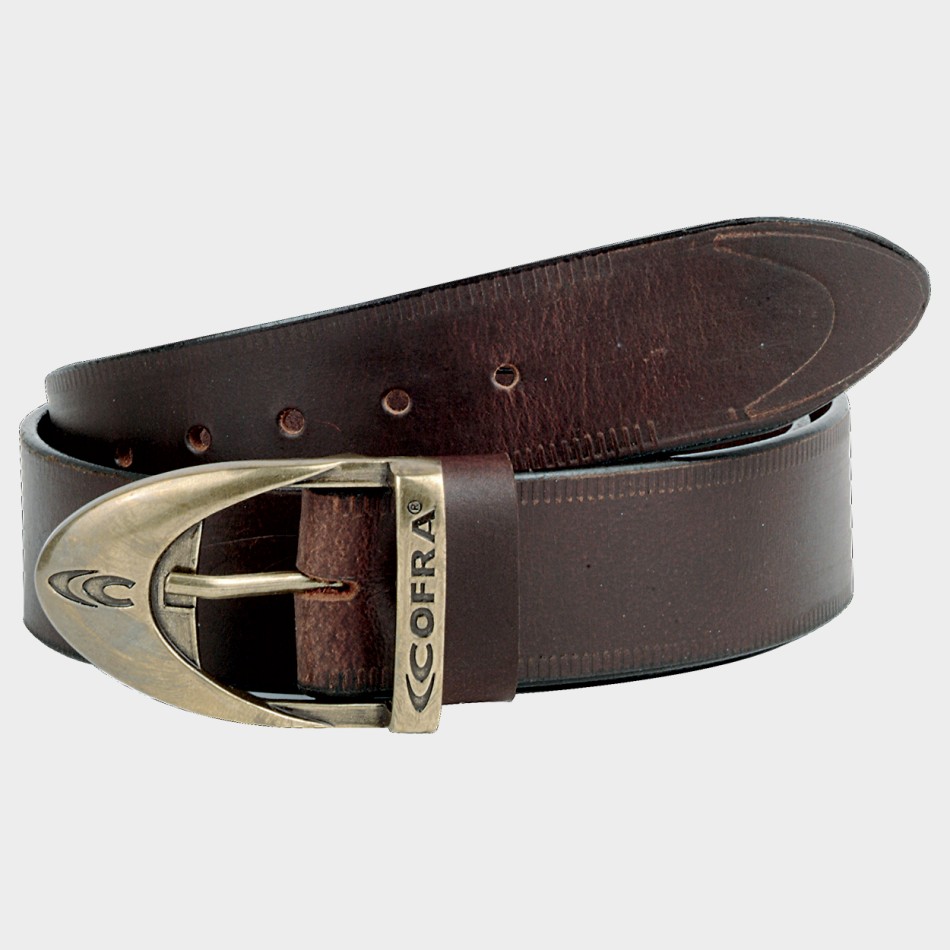 Δερμάτινη ζώνη STREET BROWN