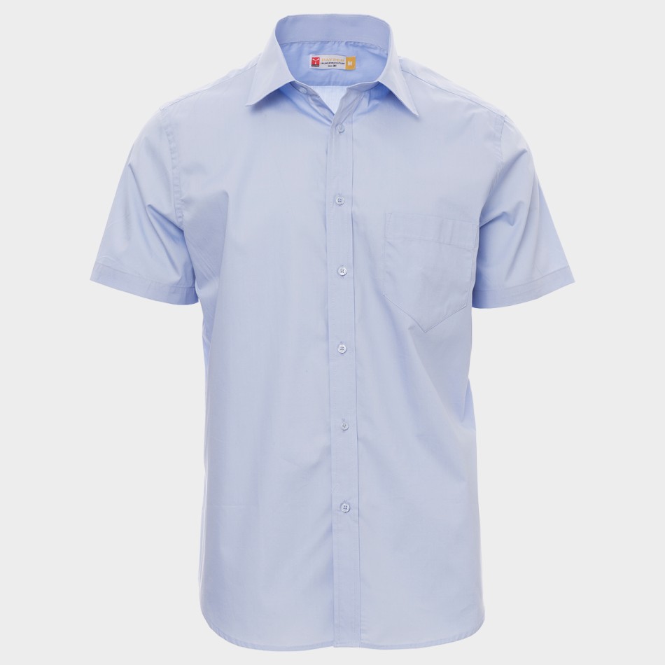 Ανδρικό κοντομάνικο πουκάμισο PAYPER SPRING LIGHT BLUE