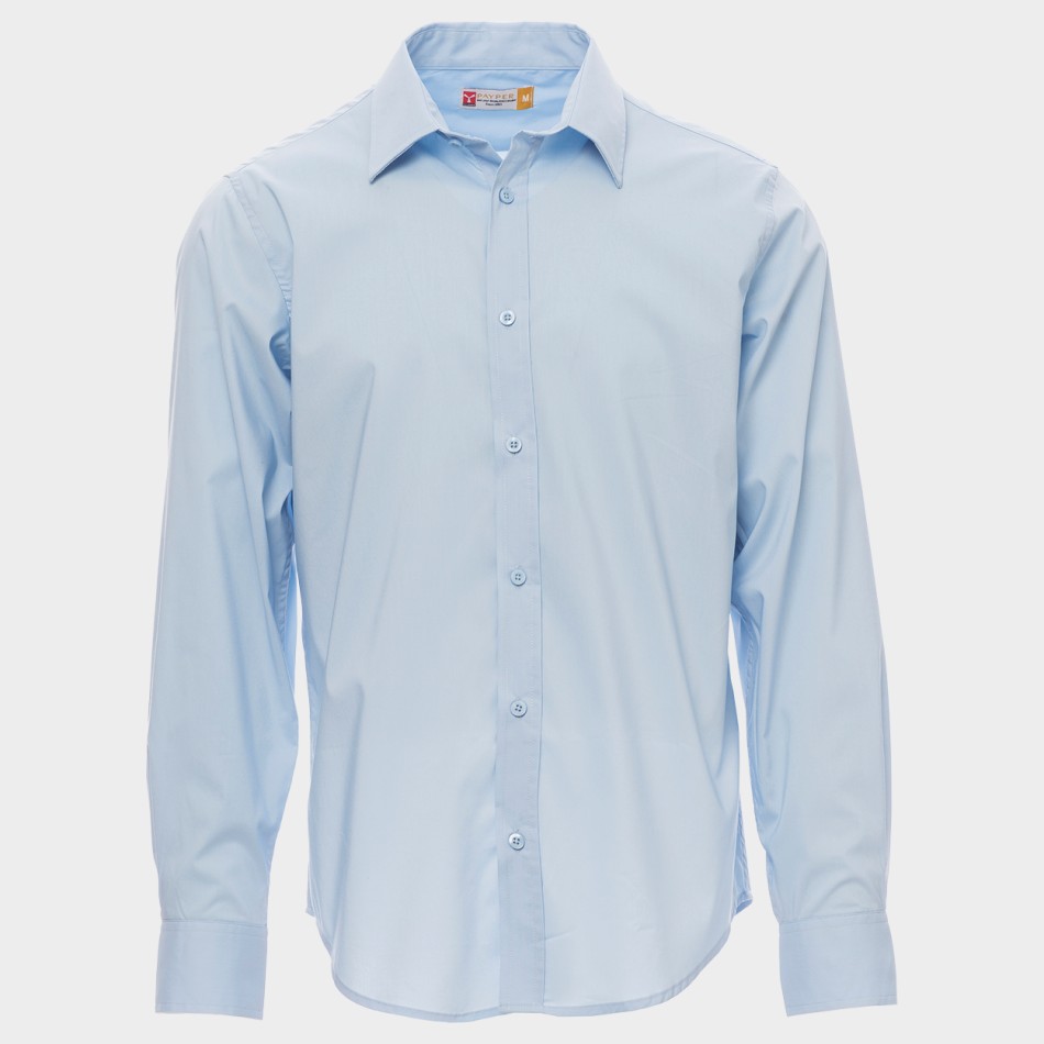 Ανδρικό μακρυμάνικο πουκάμισο PAYPER IMAGE LIGHT BLUE