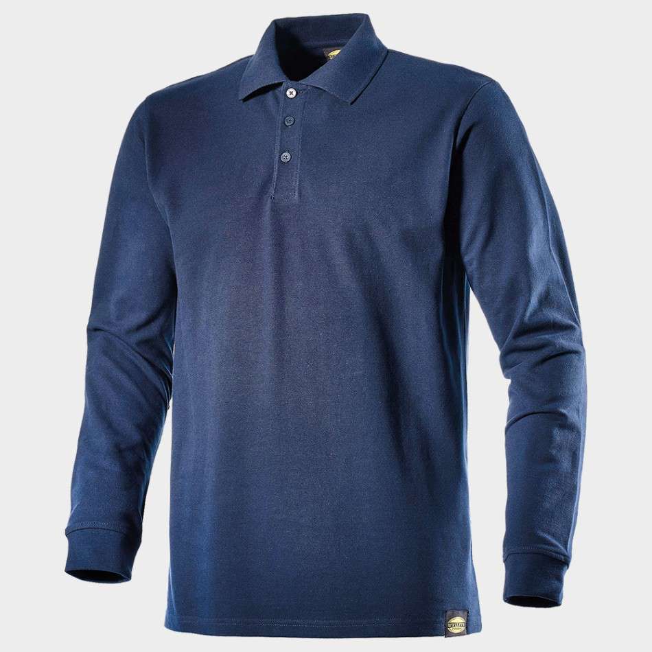 POLO ML ATLANTIS II NAVY Long sleeve polo t-shirt