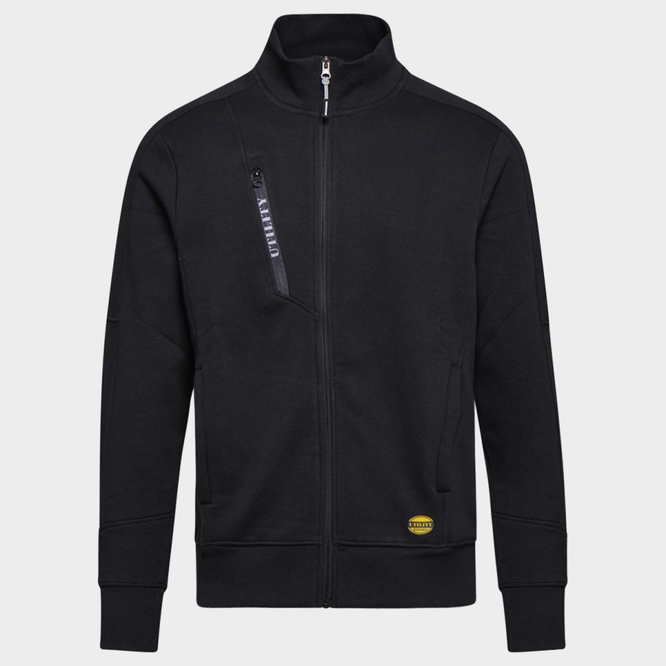 Ανδρική ζακέτα DIADORA FZ LITEWORK BLACK