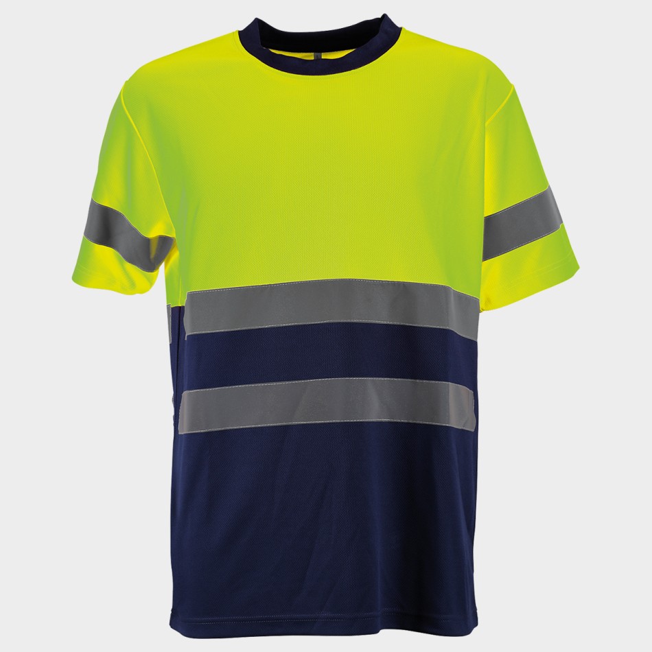 Φωσφοριζέ αντανακλαστικό κοντομάνικο GLOW HV YELLOW