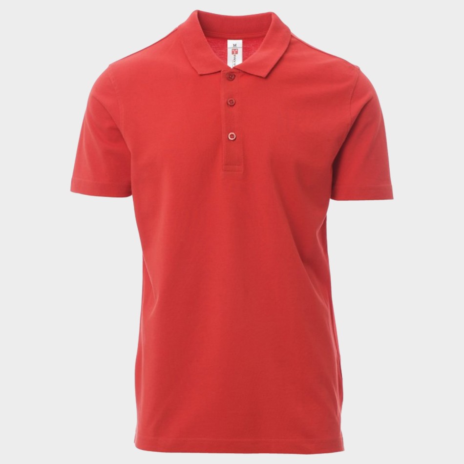 Κοντομάνικη μπλούζα PAYPER ROME RED Polo
