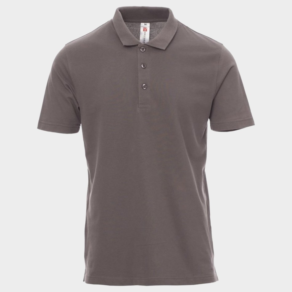 Κοντομάνικη μπλούζα PAYPER ROME GREY Polo