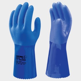 Γάντια βουτηγμένα σε PVC SHOWA 660 - 30 cm 1