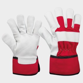 THOMSON RED Leather and textile gloves 1