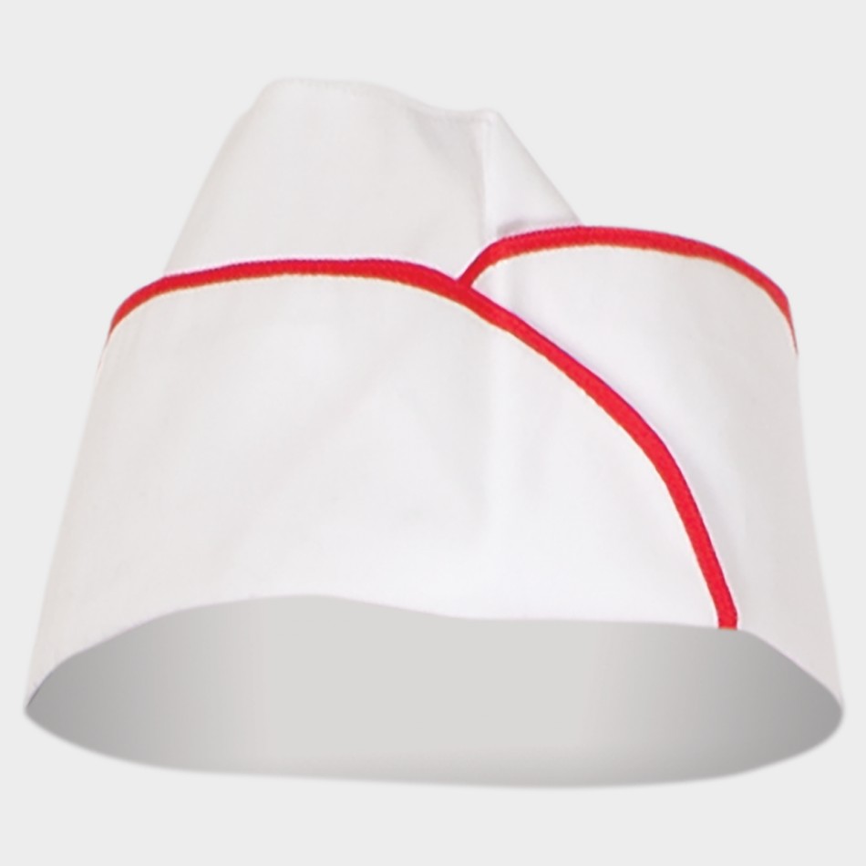 Καπέλο κουζίνας PILOTKA WHITE/RED