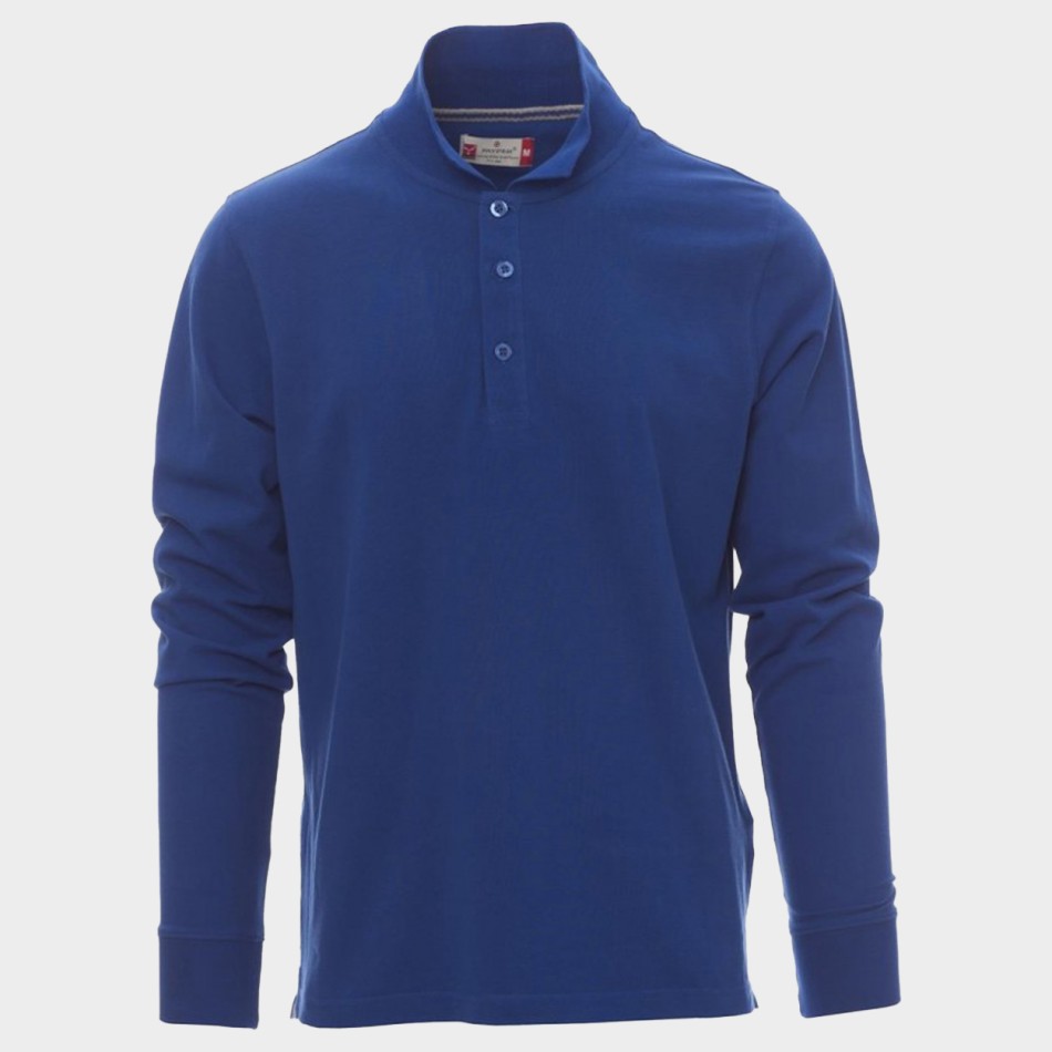 Μακρυμάνικο μπλουζάκι πόλο PAYPER FLORENCE ROYAL BLUE