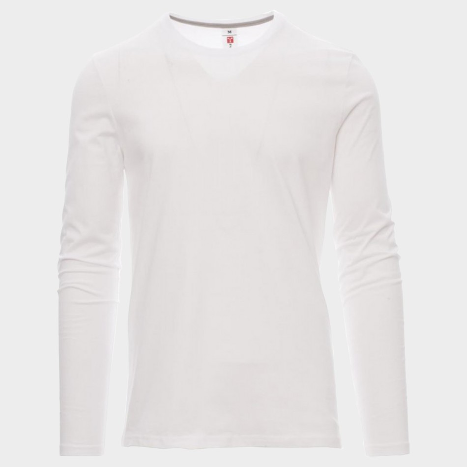 Μακρυμάνικο μπλουζάκι PAYPER PINETA WHITE