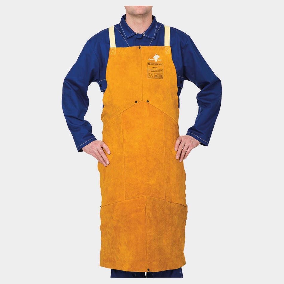 Ποδιά συγκόλλησης WELDAS GOLDEN BROWN