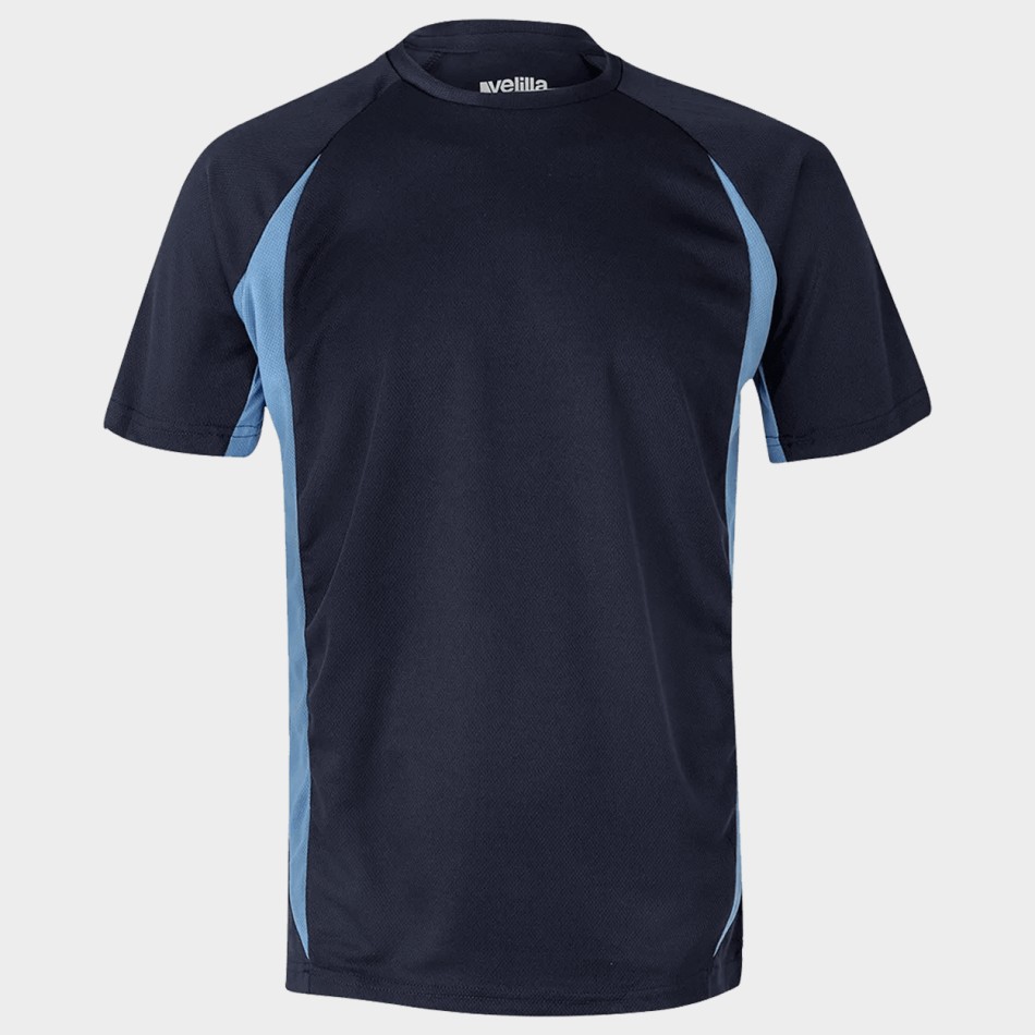 Κοντομάνικη μπλούζα VELILLA NAVY BLUE/LIGHT BLUE