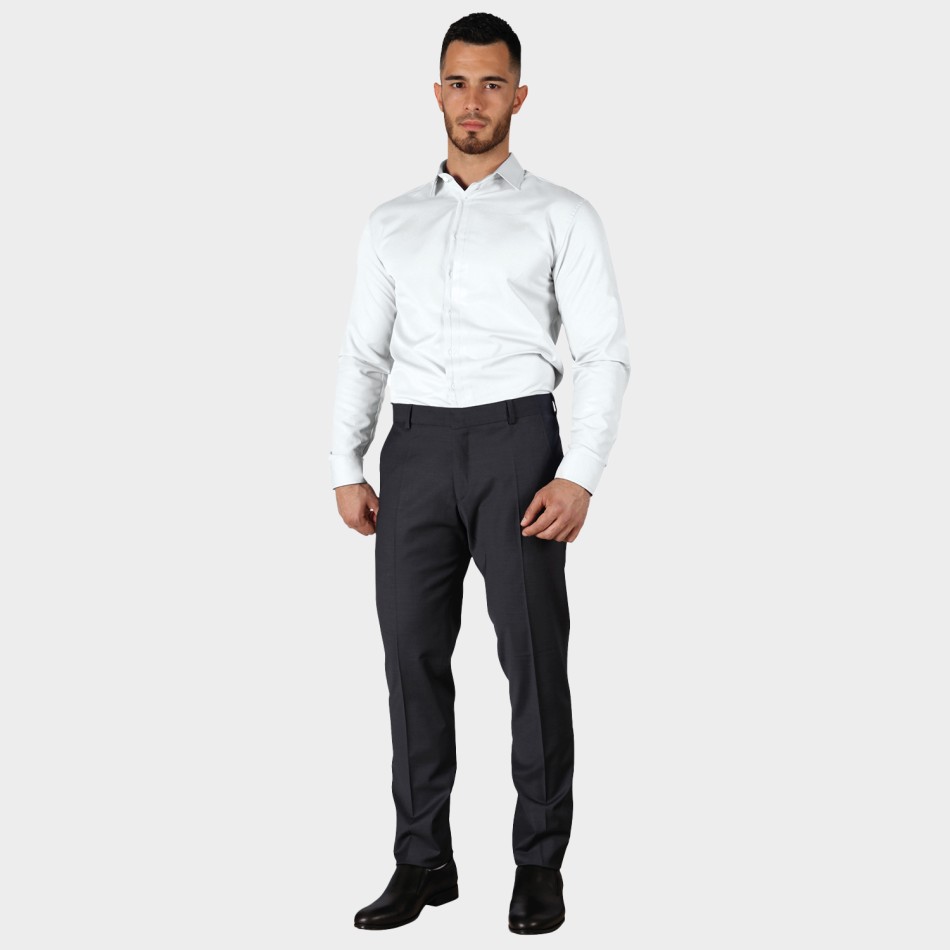 Ανδρικό μακρυμάνικο πουκάμισο MARON WHITE