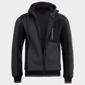 Ζακέτα φούτερ REVOLT GREY/BLACK 5