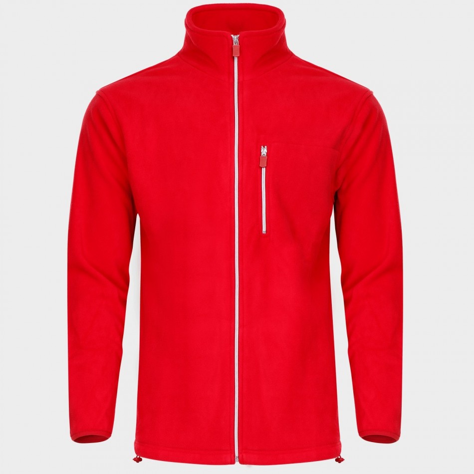 Ανδρική φλις ζακέτα KARELA RED