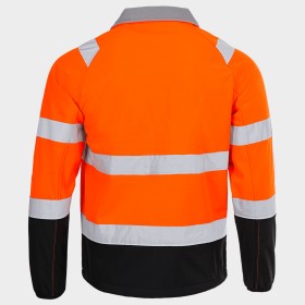 Μπουφάν αντανακλαστικό φωσφοριζέ softshell NOBEL ORANGE 1