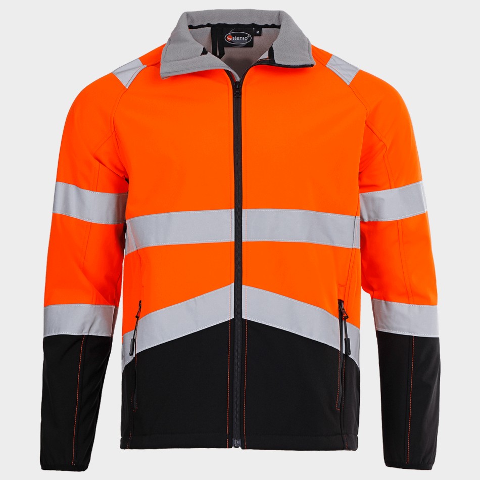 Μπουφάν αντανακλαστικό φωσφοριζέ softshell NOBEL ORANGE