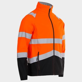 Μπουφάν αντανακλαστικό φωσφοριζέ softshell NOBEL ORANGE 4