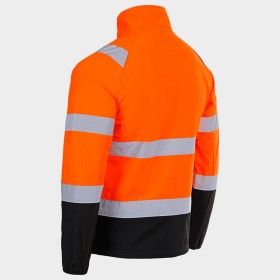Μπουφάν αντανακλαστικό φωσφοριζέ softshell NOBEL ORANGE 5
