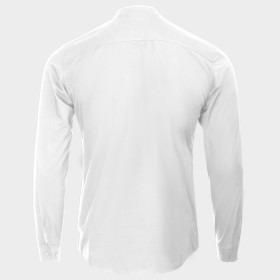 Ανδρικό πουκάμισο με γιακά Mandarin VELILLA WHITE 1