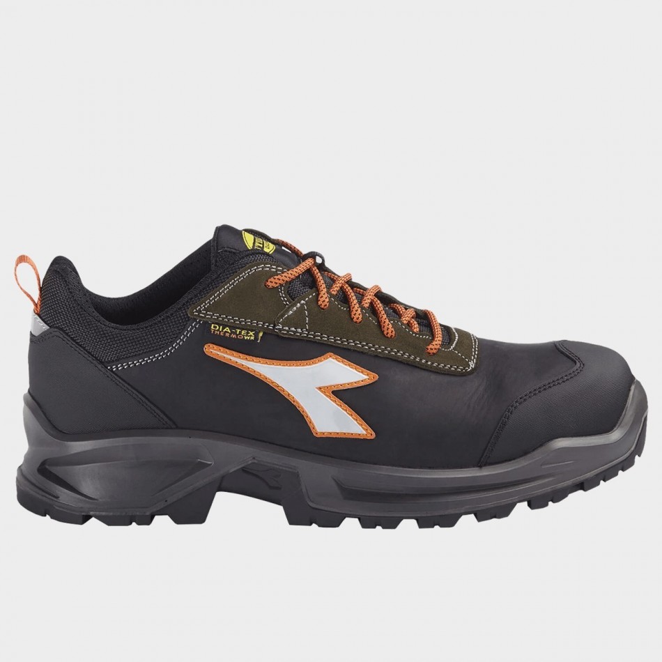 Παπούτσια εργασίας DIADORA SPORT DIATEX BLACK/GREEN LOW S3 WR CI SRC