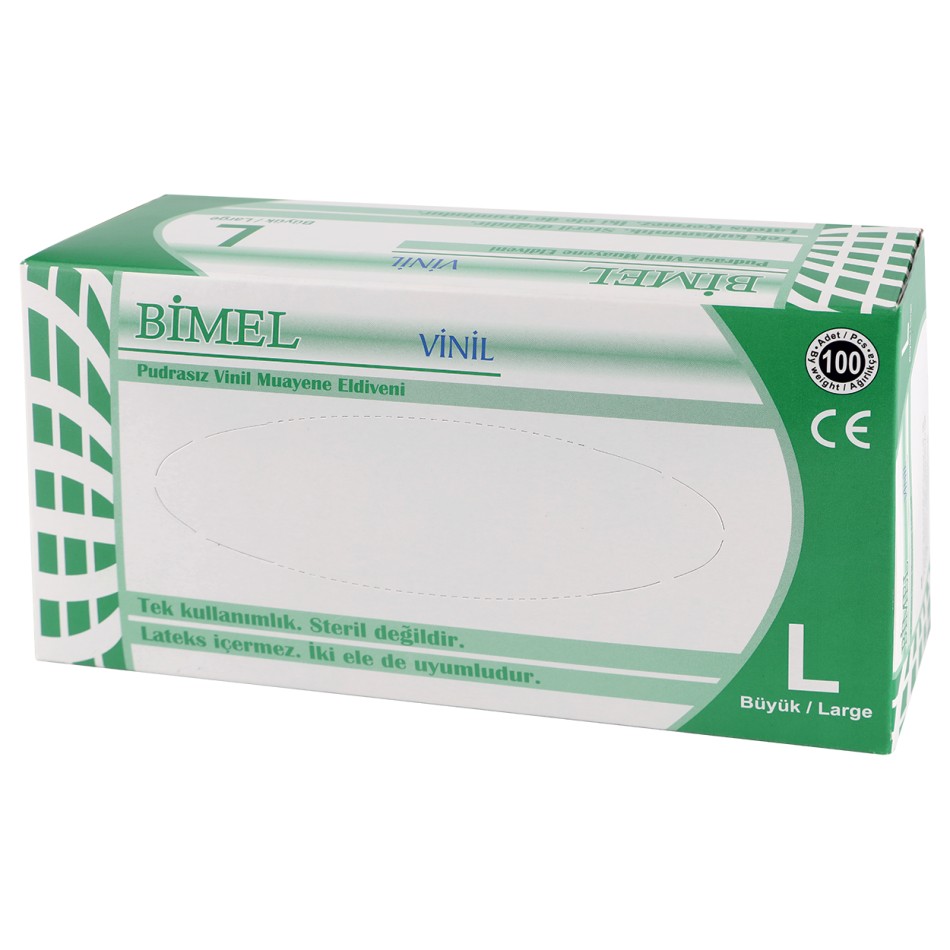 Γάντια βινυλίου μιας χρήσης - 100 τεμ. BIMEL VINYL PF