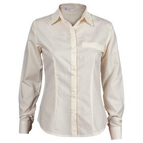 Γυναικείο μακρυμάνικο πουκάμισο ELEGANCE CHAMPAGNE 1