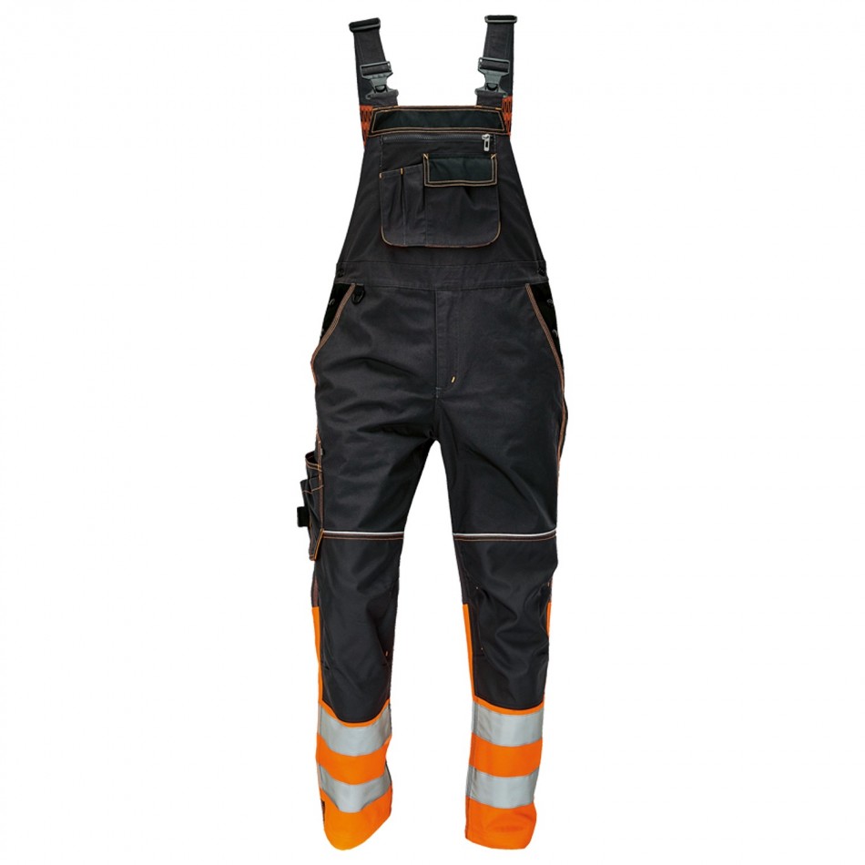 KNOXFIELD HV ORANGE High visibility bib pants