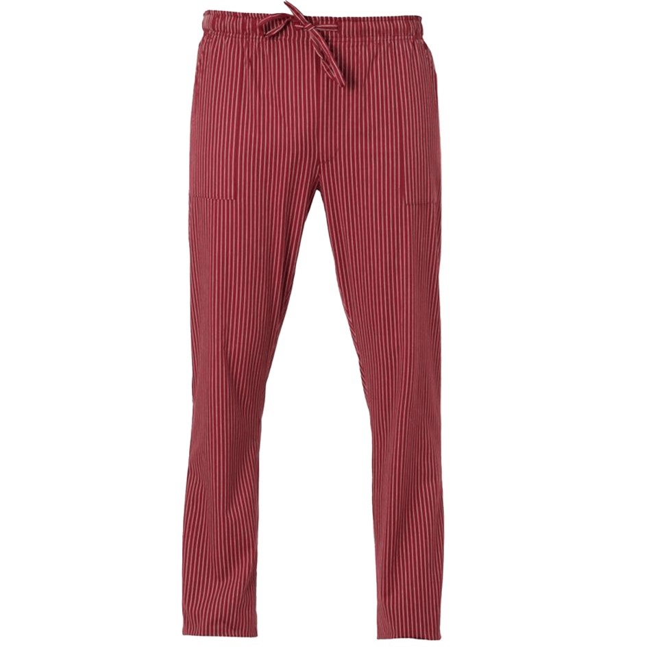 Παντελόνι κουζίνας ENRICO BORDEAUX STRIPE