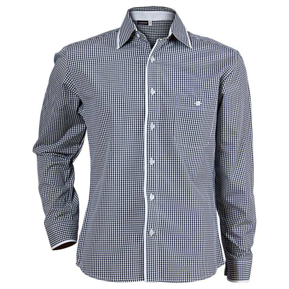 Ανδρικό μακρυμάνικο πουκάμισο FLORIS BLUE