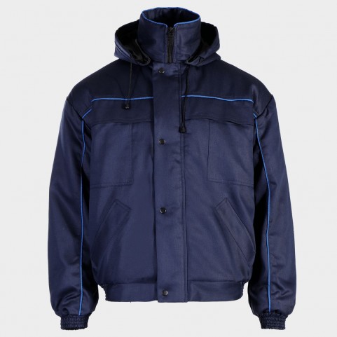Μπουφάν εργασίας ZETA5 COTTON BLUE