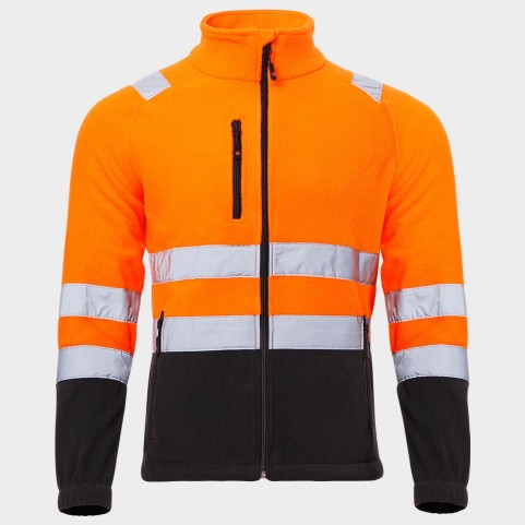 Ανακλαστική ζακέτα PRISMA HV ORANGE FLEECE