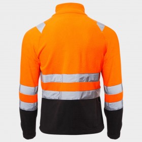 Ανακλαστική ζακέτα PRISMA HV ORANGE FLEECE 3