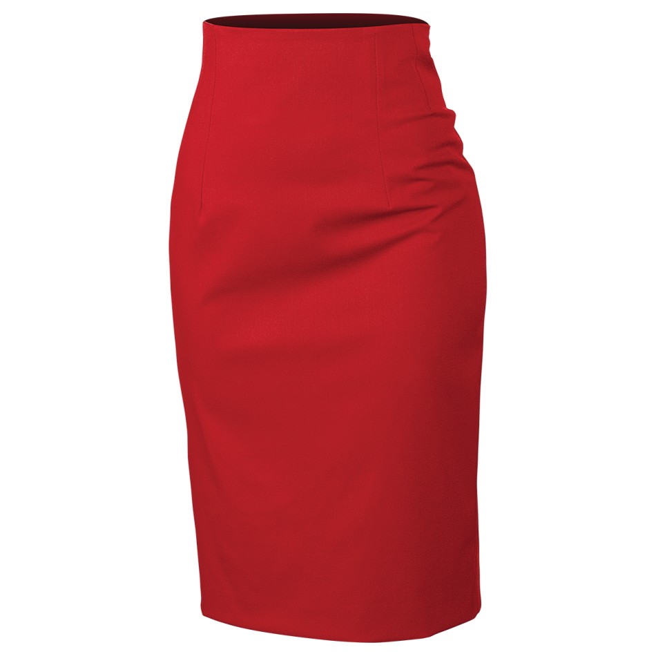 Γυναικεία ψηλόμεση φούστα TEA RED