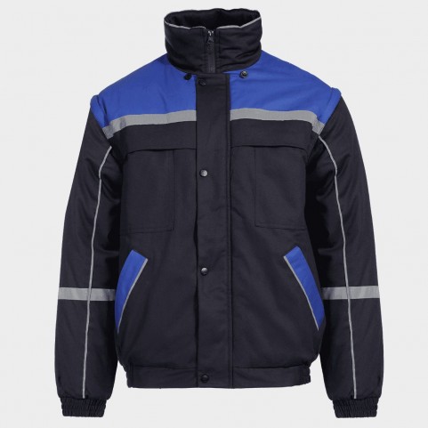 Μπουφάν με αποσπώμενα μανίκια COLLINS COTTON BLUE