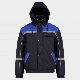 Μπουφάν με αποσπώμενα μανίκια COLLINS COTTON BLUE 5