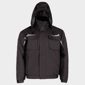 Μπουφάν εργασίας KASTOR WINTER GREY COTTON GREY/BLACK 6