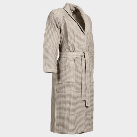 Μπουρνούζι μπάνιου πικέ BU HOTEL ECRU 4