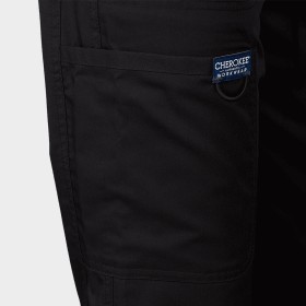 Γυναικείο ιατρικό παντελόνι CHEROKEE MR TAPERED BLACK WWE105 7