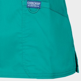 Γυναικεία ιατρική μπλούζα CHEROKEE WRAP TEAL BLUE WWE610 5