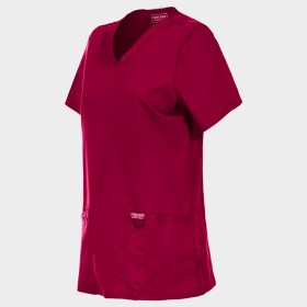 Γυναικεία ιατρική μπλούζα CHEROKEE V-NECK BURGUNDY WWE620 3