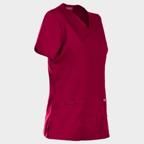 Γυναικεία ιατρική μπλούζα CHEROKEE V-NECK BURGUNDY WWE620 4