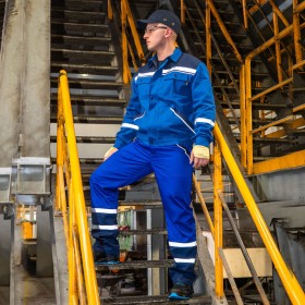 Μπουφάν εργασίας COLLINS SUMMER ROYAL BLUE 2