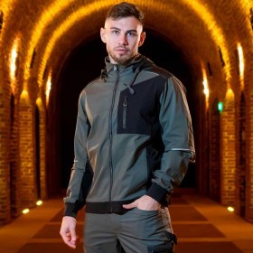 Μπουφάν εργασίας REVOLT LIGHT STRETCH GREEN 2