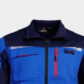 Μπουφάν εργασίας PRISMA LIGHT STRETCH ROYAL BLUE/NAVY 6