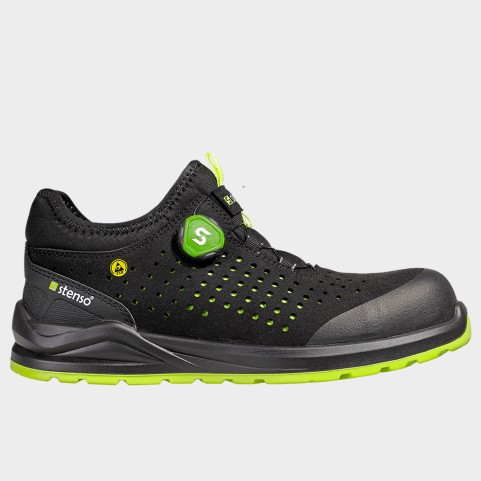 Παπούτσια εργασίας JETT S1PS ESD BLACK/GREEN