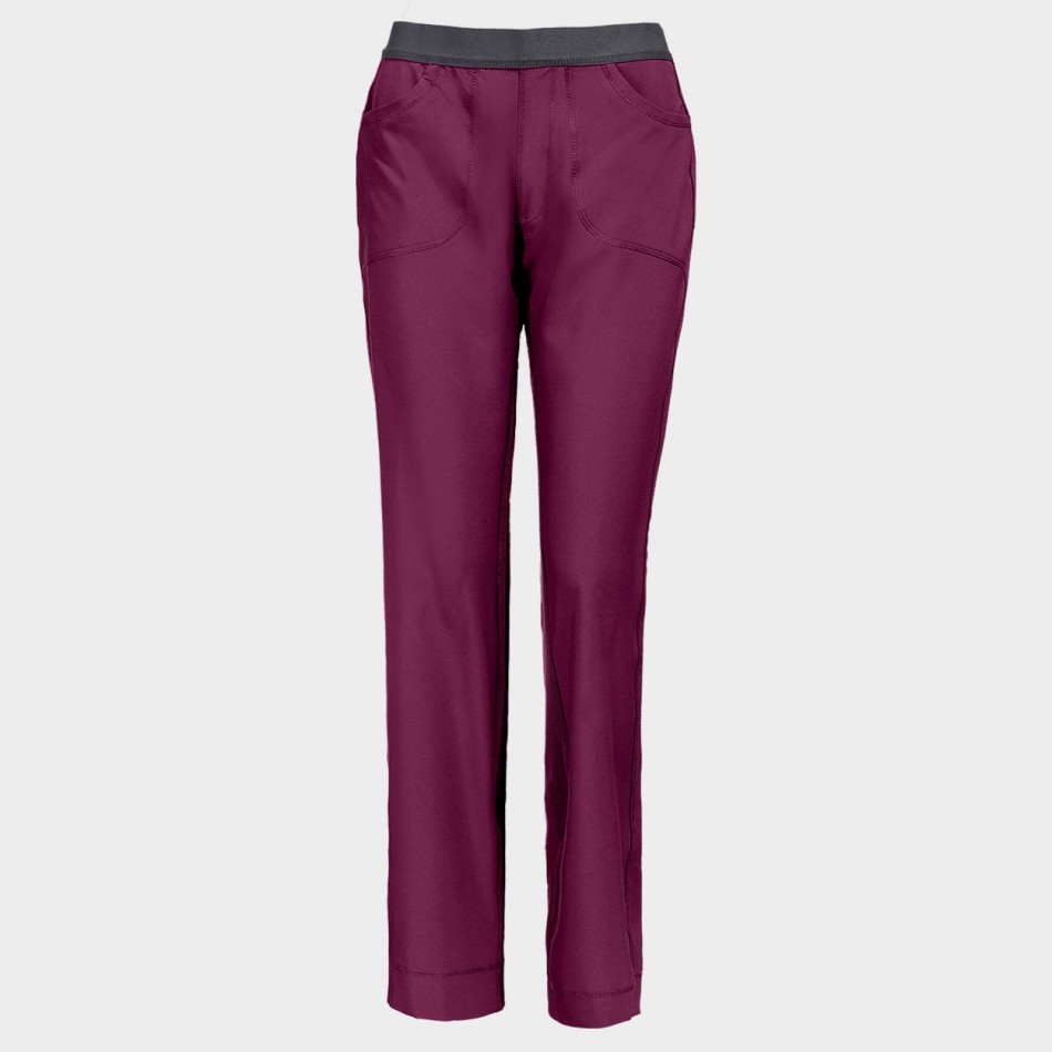 Γυναικείο ιατρικό παντελόνι CHEROKEE SLIM BORDEAUX CKE1124A