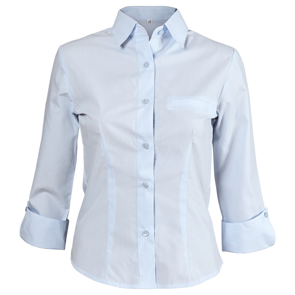 Γυναικείο πουκάμισο με μανίκια 3/4 CAMISA BLUE
