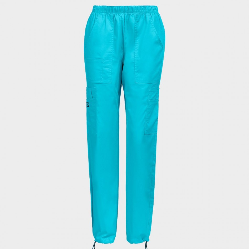 Ιατρικό παντελόνι CHEROKEE MR CARGO TURQUOISE WWE4005